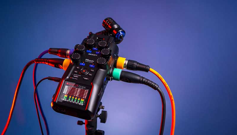 Zoom H6studio 手持錄音機