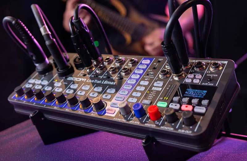 Zoom LiveTrak L6max 數(shù)字調(diào)音臺(tái)